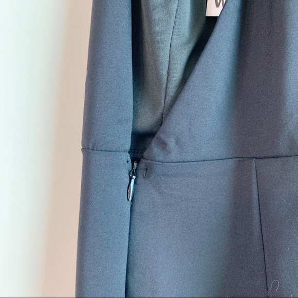 NWT BY THE WAY x REVOLVE Fiona Racerback Midi Dress Black Small Spandex Stretch - Picture 7 of 10